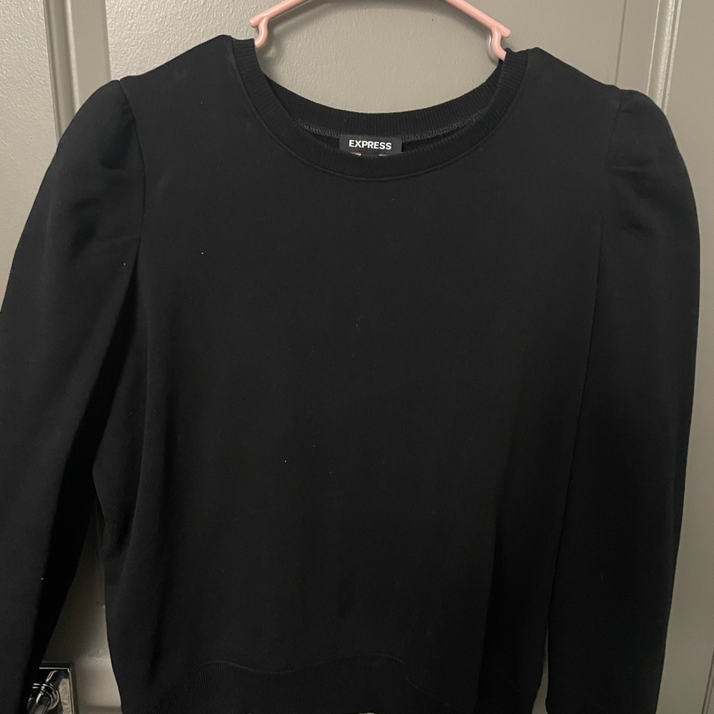Express Black Long Sleeve Top